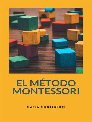 cover image of El método Montessori (traducido)